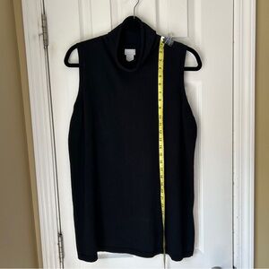 Chico's high neck, sleeveless sweater, size 2